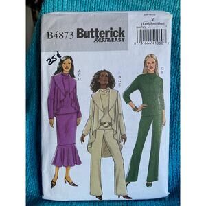 Butterick Sewing pattern 4873 womens workwear separates sz XS
